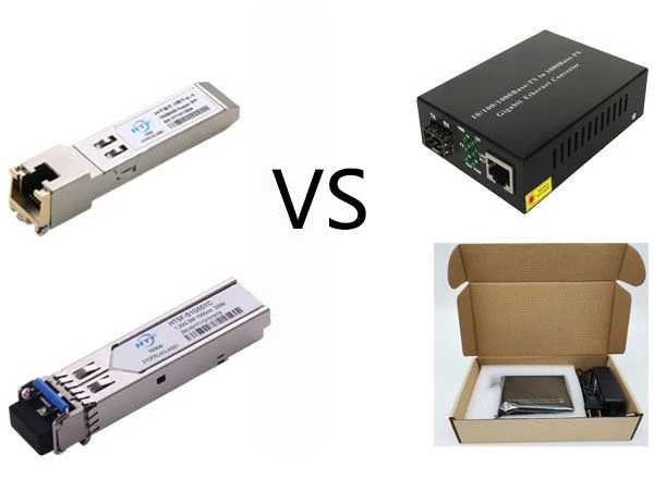 SFP Optisk modul VS fiber Mediekonverter