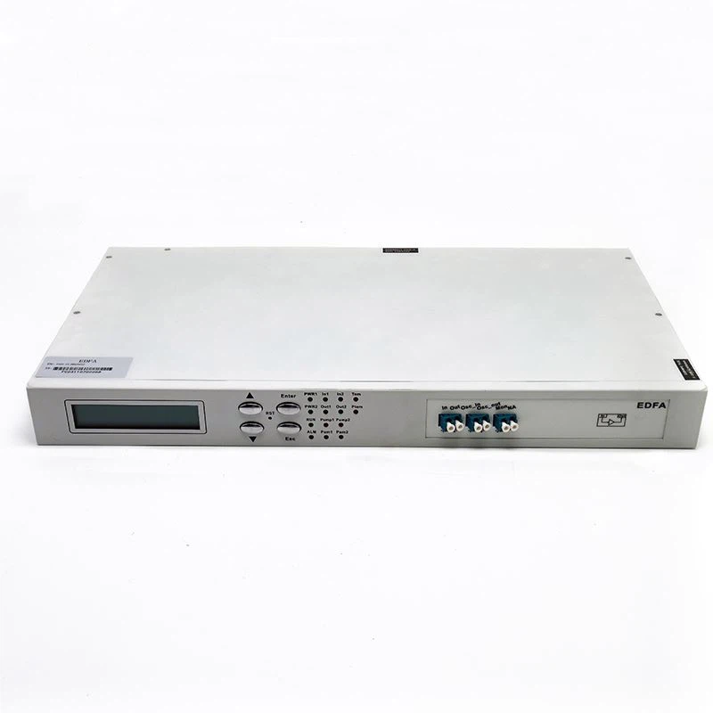 1U EDFA Optical Amplifier With LCD